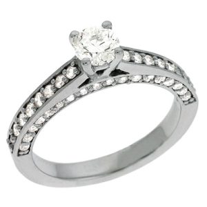 White Gold Engagement Ring