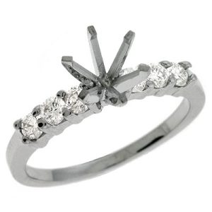 White Gold Engagement Ring