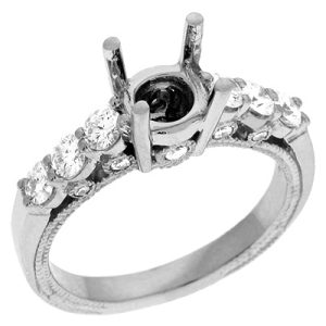 White Gold Engagement Ring