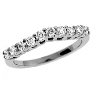 White Gold Matching Band