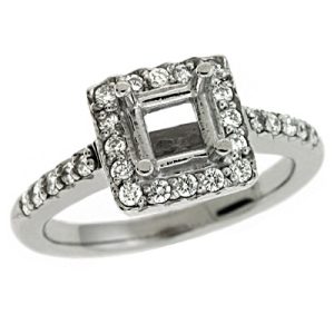 White Gold Engagement Ring