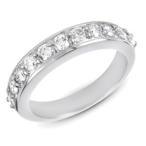 White Gold Matching Band