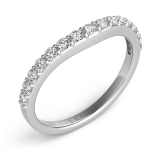 White Gold Matching Band