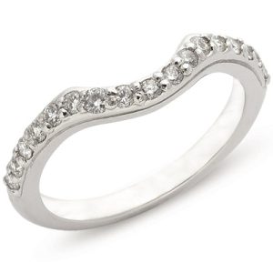 White Gold Matching Band