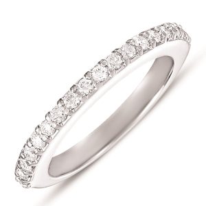 White Gold Matching Band