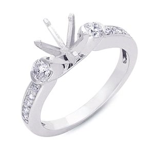 White Gold Engagement Ring