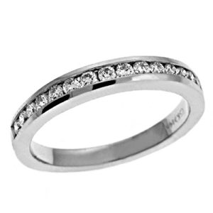 White Gold Matching Band