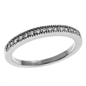 White Gold Matching Band