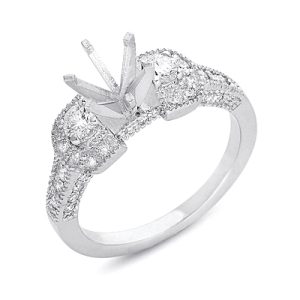 White Gold Engagement Ring