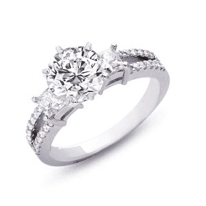 White Gold Engagement Ring