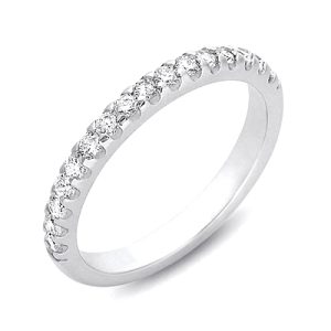 White Gold Engagement Band