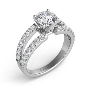 White Gold Engagement Ring