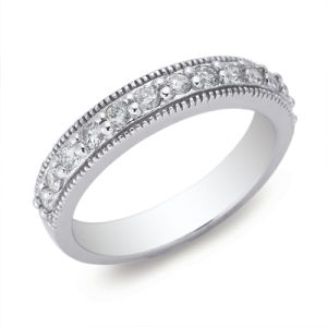 White Gold Matching Band