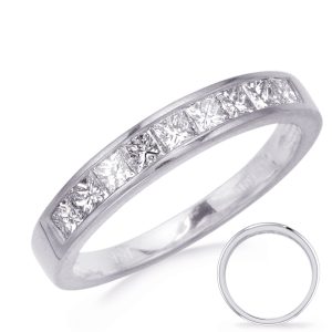 White Gold Matching Band