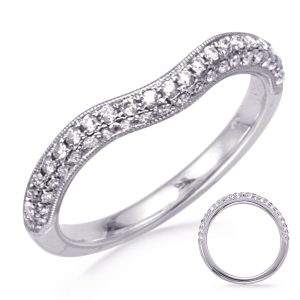 White Gold Matching Band