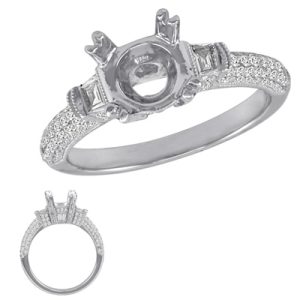 White Gold Engagement Ring