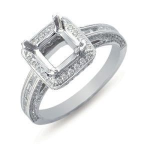 White Gold Engagement Ring