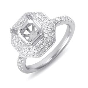 White Gold Engagement Ring