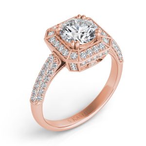 Rose Gold Engagement Ring