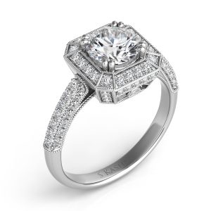 White Gold Engagement Ring