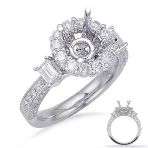 Palladium Engagement Ring