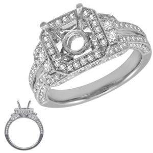 White Gold Engagement Ring