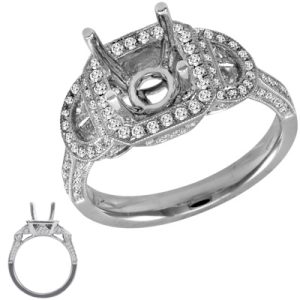 White Gold Engagement Ring