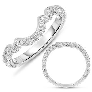 White Gold Wedding Band
