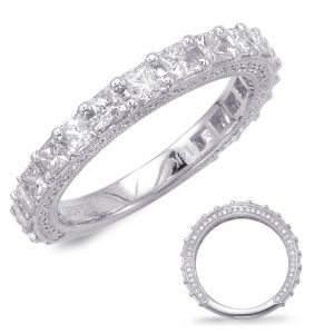 White Gold Matching Band