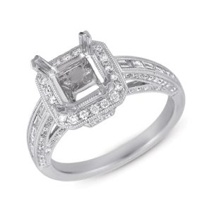 White Gold Engagement Ring