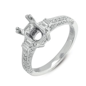 White Gold Engagement Ring
