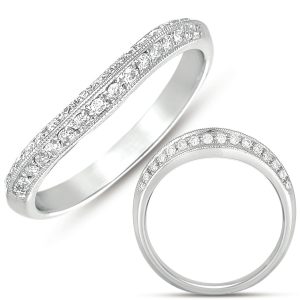 White Gold Matching Band