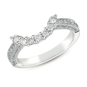 White Gold Matching Band