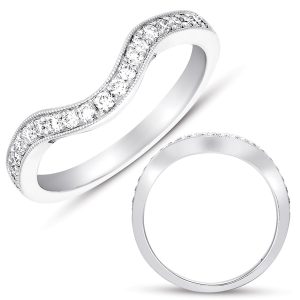 White Gold Matching Band