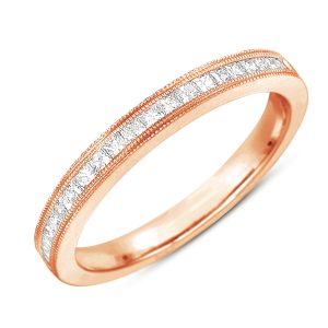 Rose Gold Diamond Band