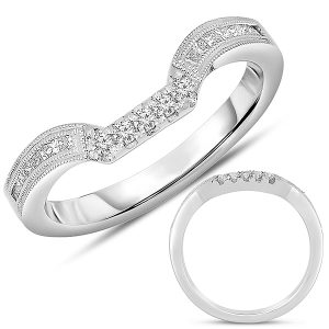 White Gold Matching Band