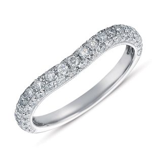White Gold Wedding Band