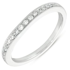 White Gold Matching Band