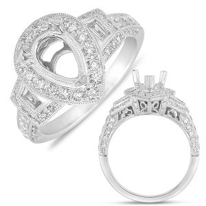 White Gold Engagement Ring