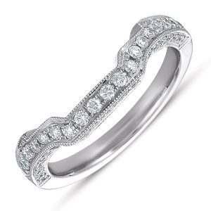 White Gold Matching Band