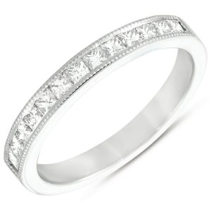 White Gold Matching Band