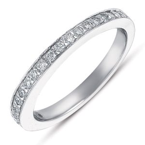 White Gold Wedding Band