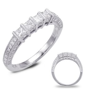 White Gold Wedding Band