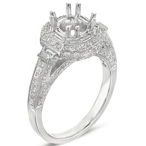 White Gold Engagement Ring