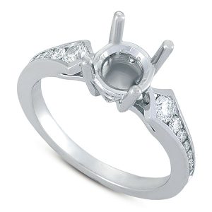 White Gold Engagement Ring