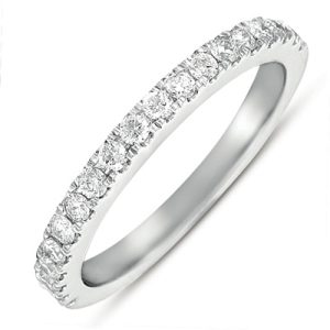 White Gold Matching Band