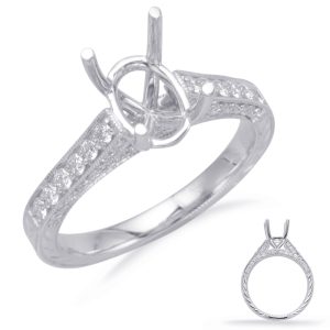 White Gold Engagement Ring