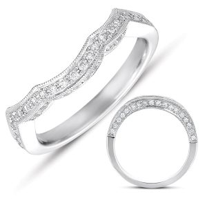 White Gold Matching Band
