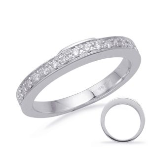 White Gold Wedding Band