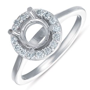 White Gold Engagement Ring